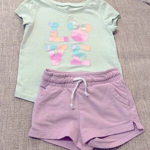 Toddler girl 3T matching out